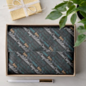 Herzlichen Glückwunsch Moderne Typografie Worte Seidenpapier (Geschenk)