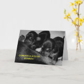 Herzlichen Glückwunsch MOMMA! Karte (Gelbe Blume)