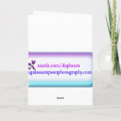 Herzlichen Glückwunsch Mutter Tag für Junge Mutter Karte (Rückseite)