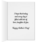 Herzlichen Glückwunsch Mutter Tag Mutter (Innen (Rechts))