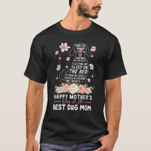 Herzlichen Glückwunsch Muttertag an die beste Hund T-Shirt