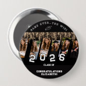 Herzlichen Glückwunsch Name Party Abschluss Klasse Button (Vorne & Hinten)