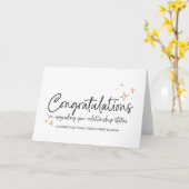 Herzlichen Glückwunsch Neue Verlobung Hochzeit Karte (Gelbe Blume)