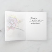 Herzlichen Glückwunsch Neue Zuhause, Blume Karte (Innenseite)