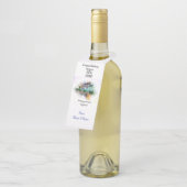 Herzlichen Glückwunsch Neue Zuhause Celebration We Flaschenanhänger (Angewinkelt)