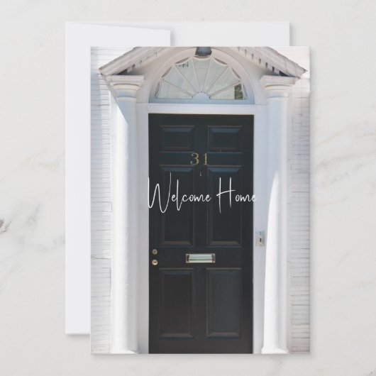 Herzlichen Glückwunsch Neue Zuhause Flat Grußkarte Karte (Vorderseite)