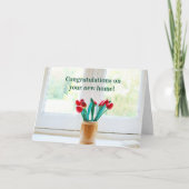 Herzlichen Glückwunsch Neue Zuhause Housewarming-B Karte (Vorderseite)