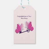 Herzlichen Glückwunsch Neue Zuhause Key Pink Butte Geschenkanhänger (Vorderseite)