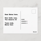 Herzlichen Glückwunsch neue Zuhause Postkarte (Rückseite)