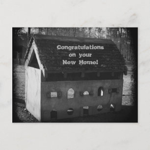 Herzlichen Glückwunsch neue Zuhause Postkarte