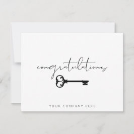 Herzlichen Glückwunsch Neue Zuhause Real Anwesen Karte