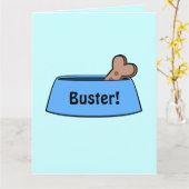 Herzlichen Glückwunsch Neuer Dogenname Anpassbare Karte (Gelbe Blume)