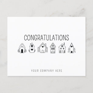 Herzlichen Glückwunsch Neuer Hausbesitzer Real Anw Postkarte