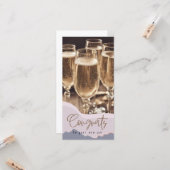 Herzlichen Glückwunsch Neuer Job Moderne elegante Karte (Vorderseite/Rückseite Beispiel)