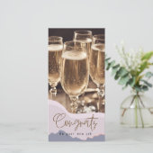 Herzlichen Glückwunsch Neuer Job Moderne elegante  Karte (Stehend Vorderseite)