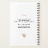 Herzlichen Glückwunsch Neuer Zuhause Familienname Notizblock (Rückseite)