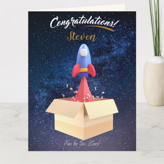 Herzlichen Glückwunsch/Neues Geschäftsfeld Karte (Vorderseite)