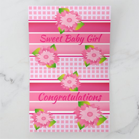 Herzlichen Glückwunsch New Baby Karte (Innenseite)