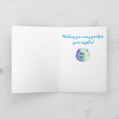 Herzlichen Glückwunsch New Cat in Colors Karte (Innenseite)