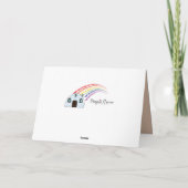 Herzlichen Glückwunsch New Chocolate Labrador Retr Karte (Rückseite)