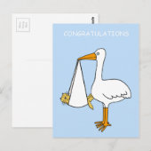 Herzlichen Glückwunsch New Pet Cat Kitten Cartoon Postkarte (Vorne/Hinten)