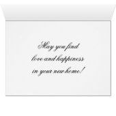 Herzlichen Glückwunsch New Zuhause (Innenansicht Horizontal (Unten))