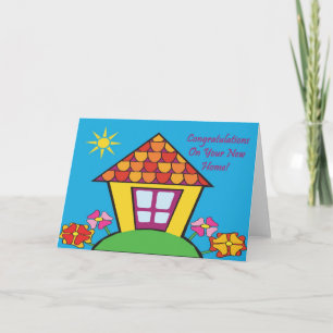 Herzlichen Glückwunsch New Zuhause Karte