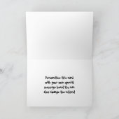 Herzlichen Glückwunsch New Zuhause Karte (Innenseite)