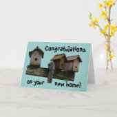 Herzlichen Glückwunsch New Zuhause Karte (Gelbe Blume)