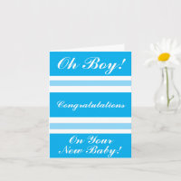 Herzlichen Glückwunsch Newborn Boy Blue