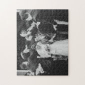 Herzlichen Glückwunsch Newlyweds Wedding Foto Puzzle (Vertikal)