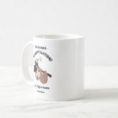 Herzlichen Glückwunsch Niedlich Sloth Abschluss Cu Kaffeetasse (Vorderseite Links)