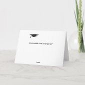 Herzlichen Glückwunsch oder Glückwunschkarte Karte (Rückseite)