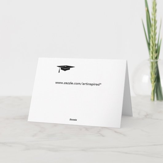 Herzlichen Glückwunsch oder Glückwunschkarte Karte (Rückseite)