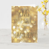 Herzlichen Glückwunsch - OMG Sie haben ein winzige Karte (Gelbe Blume)