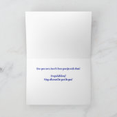 Herzlichen Glückwunsch Orange Tabby Karte (Innenseite)