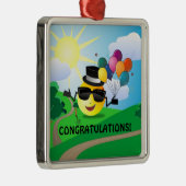 Herzlichen Glückwunsch! Ornament Aus Metall (Rechts)