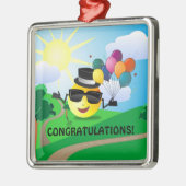 Herzlichen Glückwunsch! Ornament Aus Metall (Links)