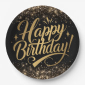 Herzlichen Glückwunsch Pappteller (Vorderseite)