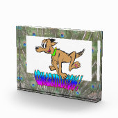 Herzlichen Glückwunsch Peacock Feathers Color Foto (Rechts)