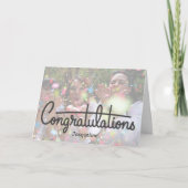 Herzlichen Glückwunsch Personalisiert Card Karte (Vorderseite)