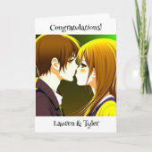 Herzlichen Glückwunsch Personalisiert Hochzeit Karte (Vorderseite)