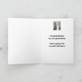 Herzlichen Glückwunsch Pflege Abschluss Vintag Karte (Innenseite)