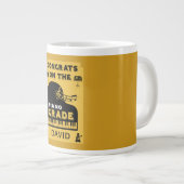 Herzlichen Glückwunsch Piano Music Exise Jumbo-Tasse (Vorderseite Rechts)