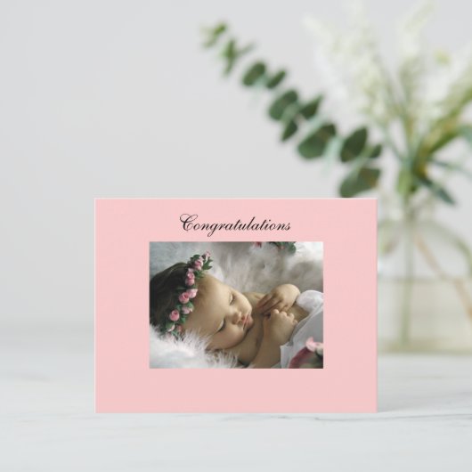 Herzlichen Glückwunsch Postcard Postkarte (Stehend Vorderseite)