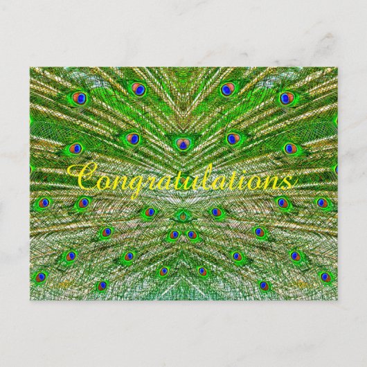 Herzlichen Glückwunsch Postcard Postkarte (Vorderseite)