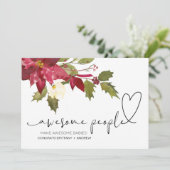 Herzlichen Glückwunsch Predicancy Glückwunschs Wei Karte (Stehend Vorderseite)