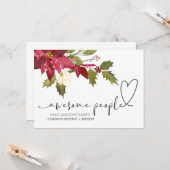 Herzlichen Glückwunsch Predicancy Glückwunschs Wei Karte (Vorderseite/Rückseite Beispiel)