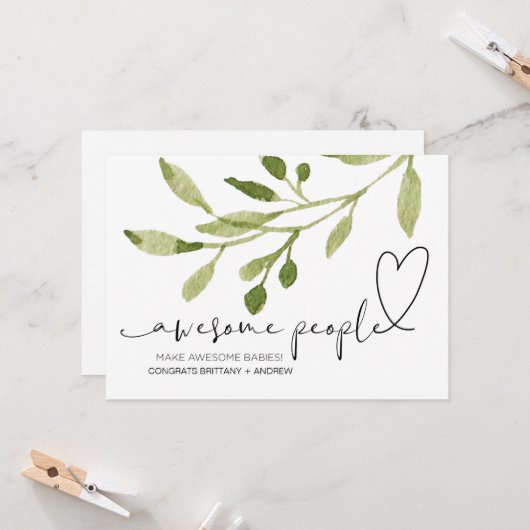 Herzlichen Glückwunsch Pregnancy Glückwunschs Neue Karte (Vorderseite/Rückseite Beispiel)