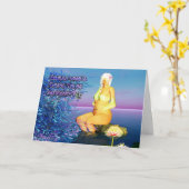 Herzlichen Glückwunsch Raten wird eine Tante Karte (Gelbe Blume)